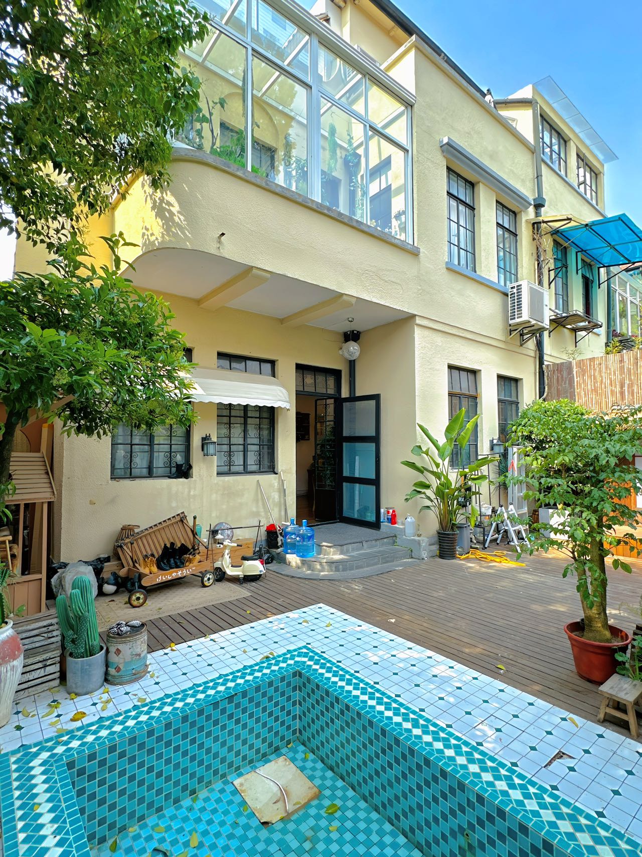 「上方花園」整幢花園洋房在售,雙開(kāi)間格局,掛牌保護(hù)建筑